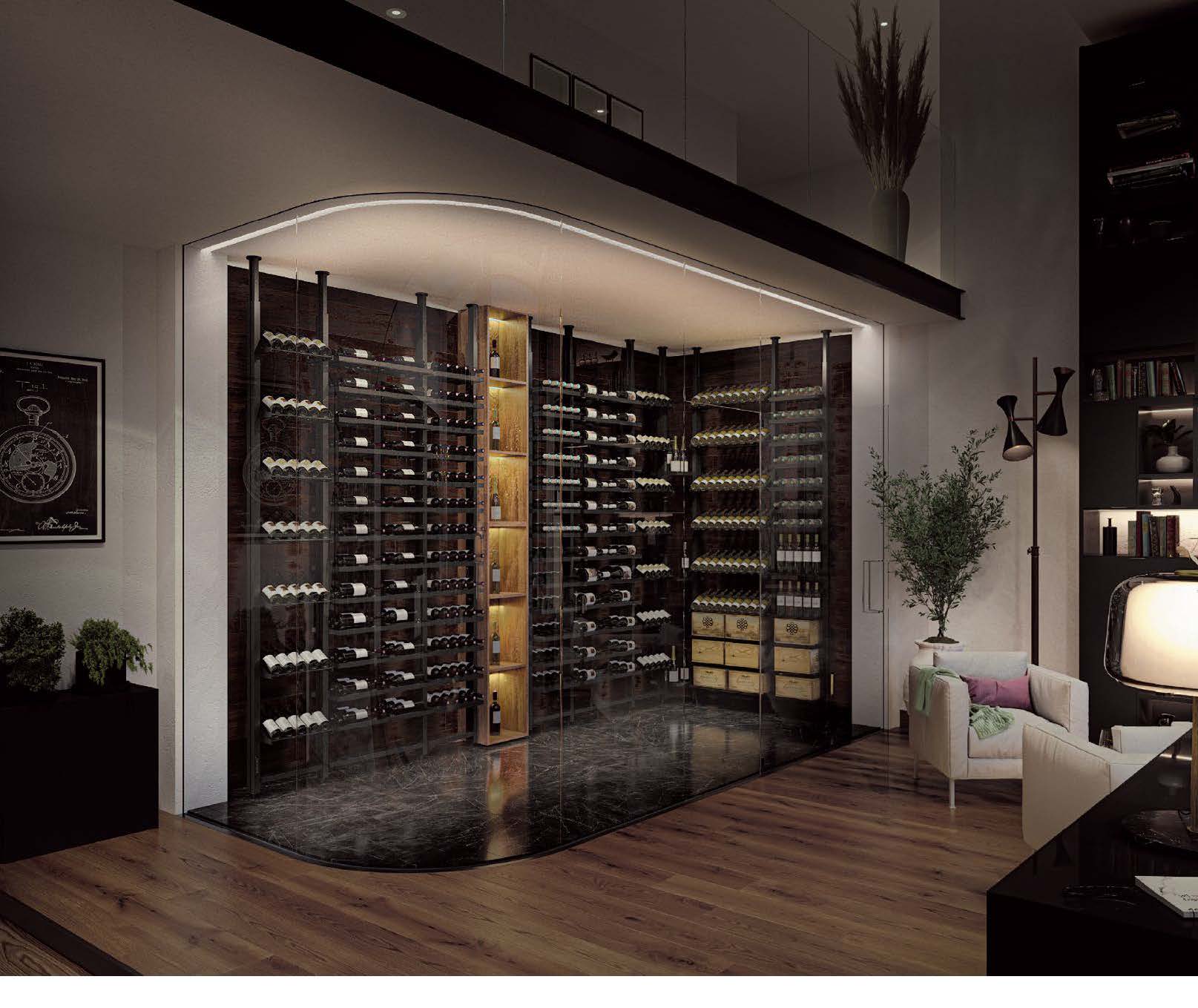 Custom-made Wine Room EuroCave — gbe.md